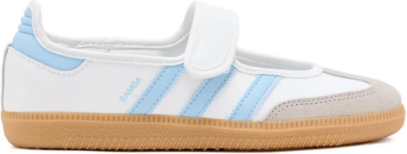 Adidas Kids Samba Jane ballerina's met klittenband Wit