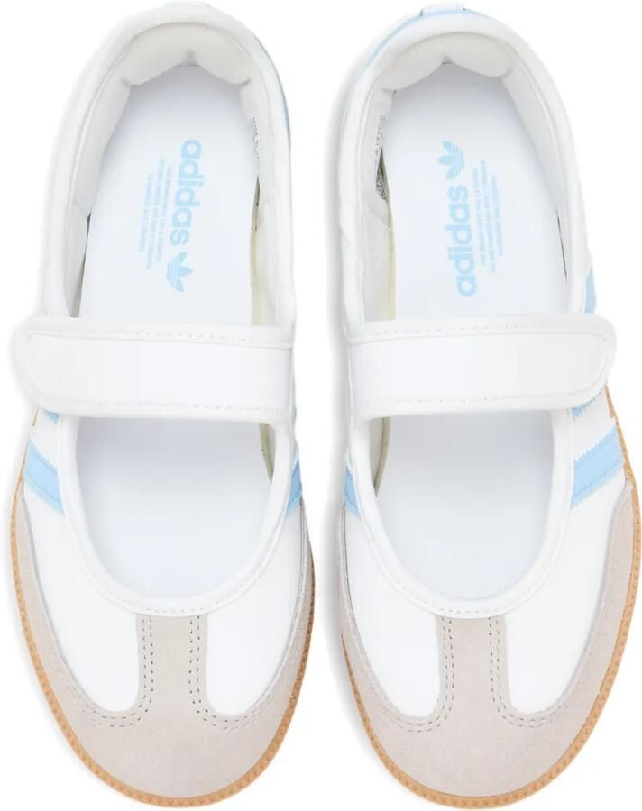 Adidas Kids Samba Jane ballerina's met klittenband Wit - Foto 2