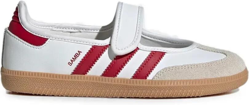 Adidas Kids Samba Jane sneakers met klittenband Wit