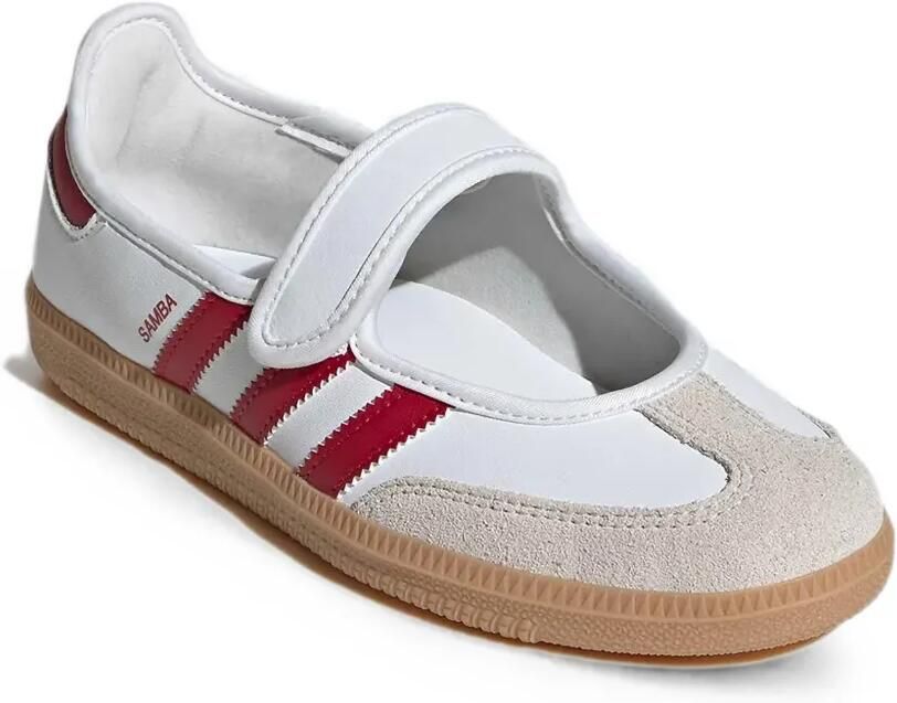 Adidas Kids Samba Jane sneakers met klittenband Wit - Foto 2