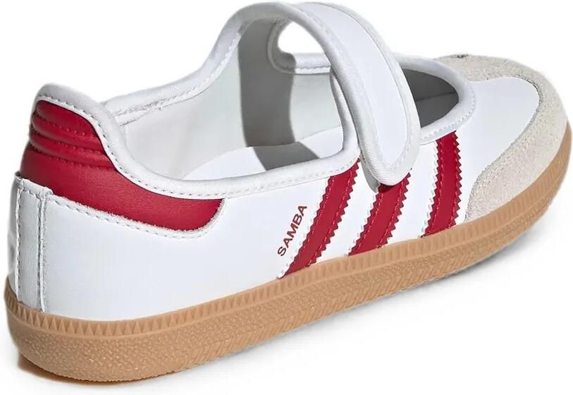Adidas Kids Samba Jane sneakers met klittenband Wit - Foto 3