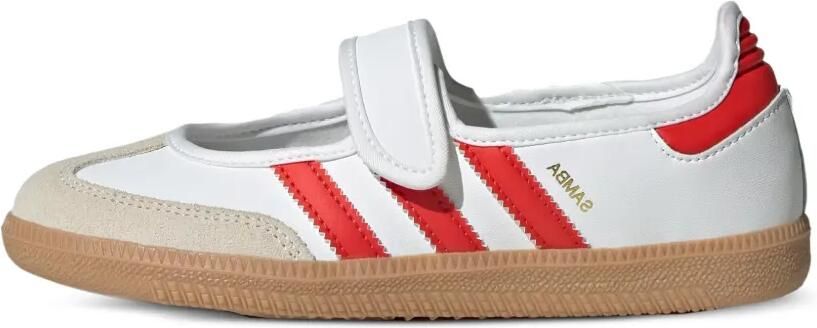 Adidas Kids Samba Jane sneakers met streepdetail Wit