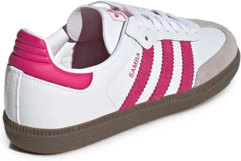 Adidas Kids Samba leren low-top sneakers met vlakken Wit - Foto 3