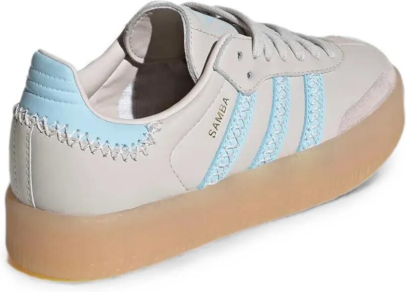 Adidas Kids Samba leren sneakers Grijs - Foto 3