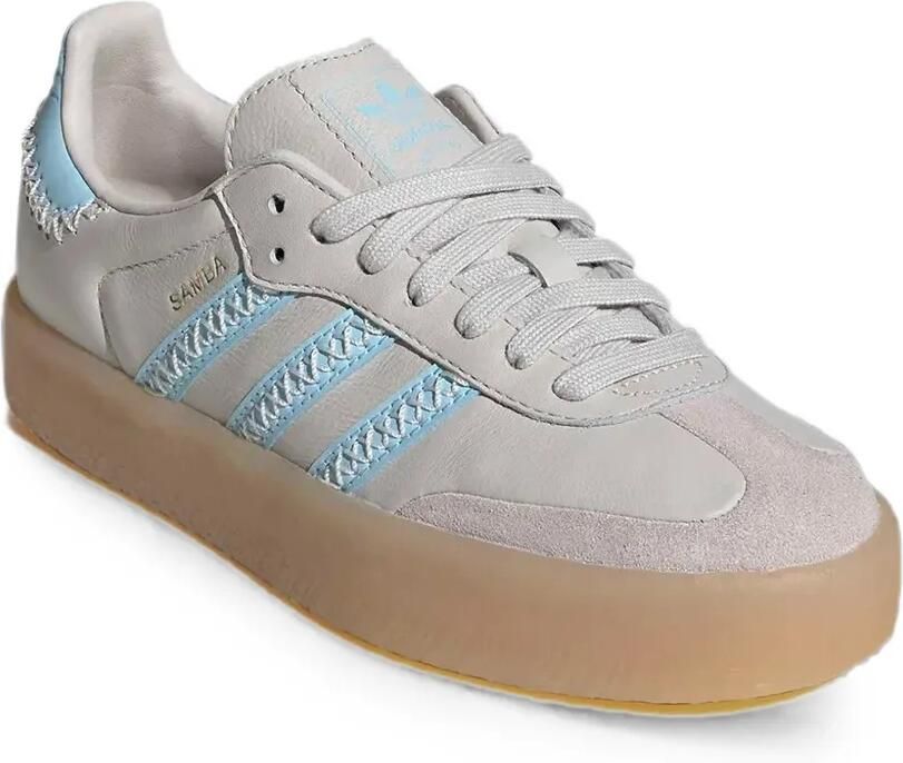 Adidas Kids Samba leren sneakers Grijs - Foto 2