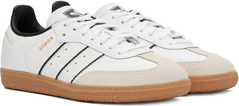 Adidas Kids Samba OG "Cloud White Off White Core Black" sneakers Wit