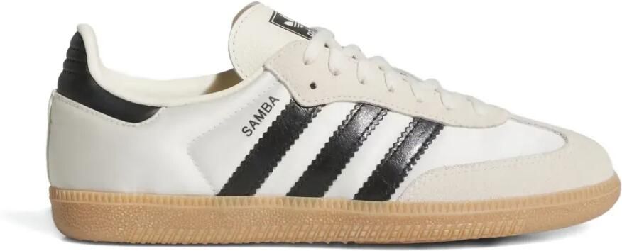 Adidas Kids Samba OG "Cream Black Satin" sneakers Wit