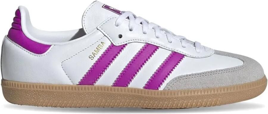 Adidas Kids Samba OG GS "White Purple" sneakers Wit