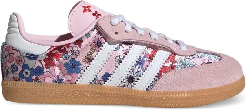 Adidas Kids Samba OG Liberty London sneakers met bloe print Roze