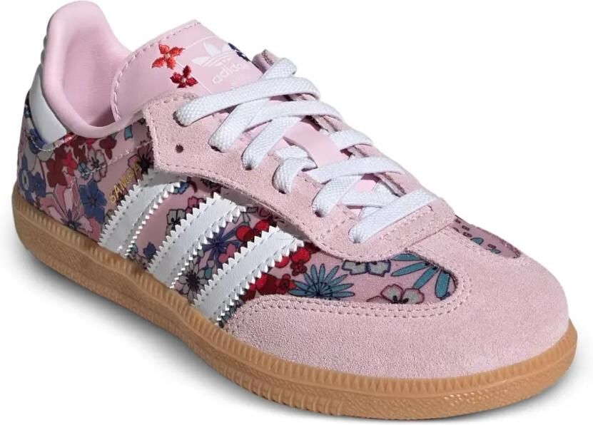 Adidas Kids Samba OG Liberty London sneakers met bloe print Roze - Foto 2