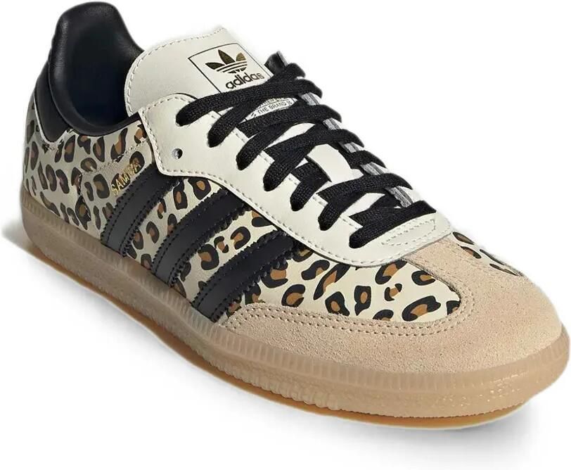 Adidas Kids Samba OG sneakers met luipaardprint Beige - Foto 2