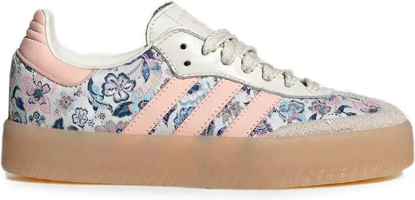 Adidas Kids Samba sneakers met Liberty-print Beige - Foto 3