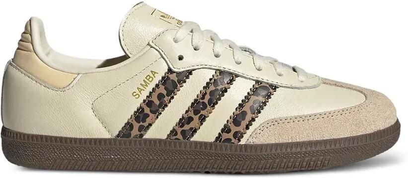 Adidas Kids Samba sneakers met luipaard-print Beige - Foto 4