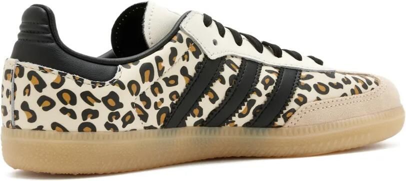 Adidas Kids Samba sneakers met luipaardprint Beige - Foto 4