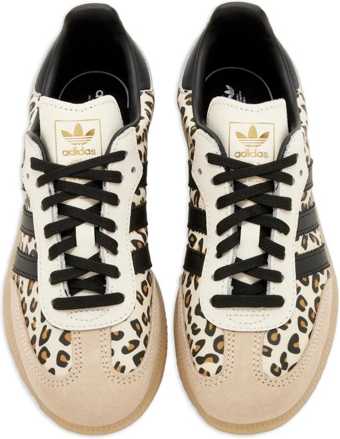 Adidas Kids Samba sneakers met luipaardprint Beige - Foto 3