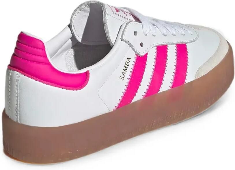 Adidas Kids Samba sneakers met plateauzool Wit - Foto 3