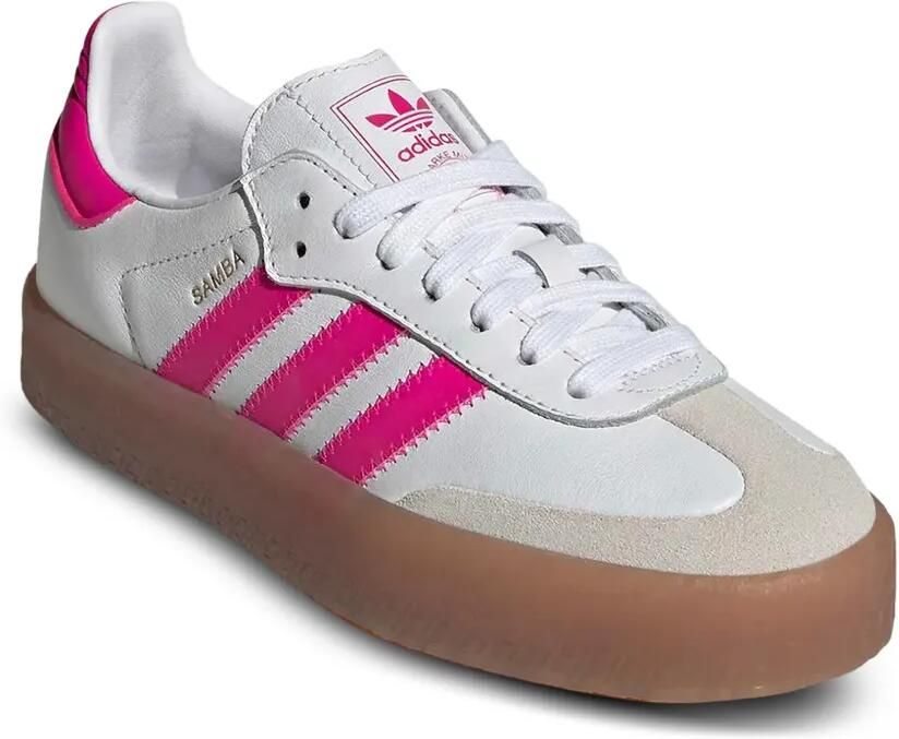 Adidas Kids Samba sneakers met plateauzool Wit - Foto 2