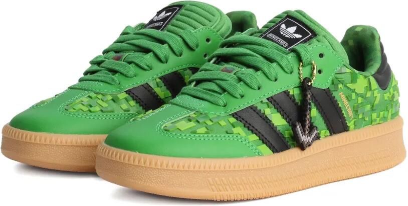 Adidas Kids Samba XLG Minecraft sneakers Groen