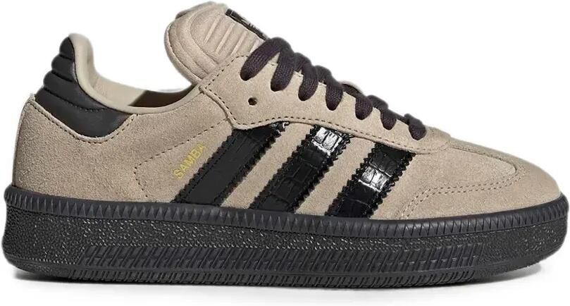 Adidas Kids Samba XLG sneakers met suède vlak Beige