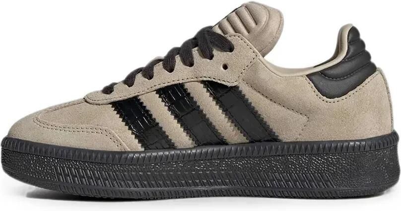 Adidas Kids Samba XLG sneakers met suède vlak Beige - Foto 4