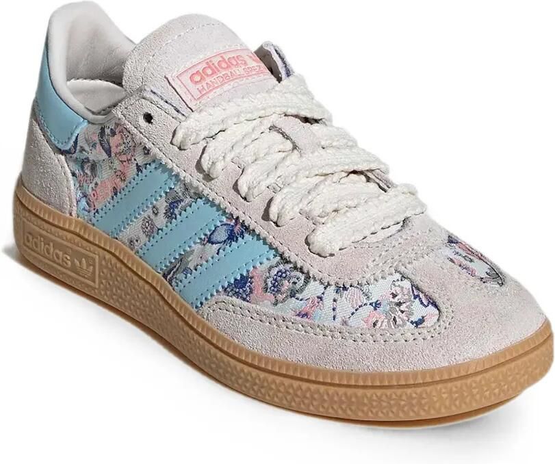 Adidas Kids Spezial Handball sneakers met bloe print Beige