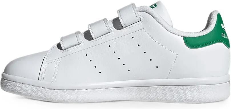 Adidas Kids Stan Smith sneakers met klittenband Wit - Foto 4