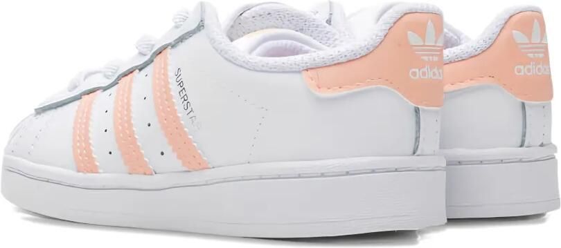 Adidas Kids Superstar EL "White Haze Coral Pink" sneakers Wit