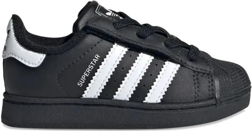 Adidas Kids Superstar II 3-Stripes sneakers Zwart