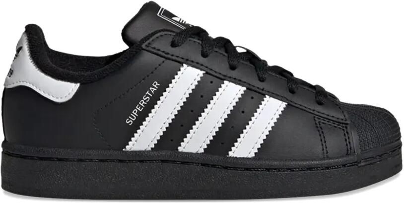 Adidas Kids Superstar II 3-Stripes sneakers Zwart