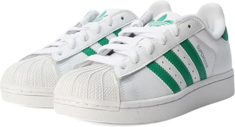 Adidas Kids Superstar II J "White Green" sneakers Wit