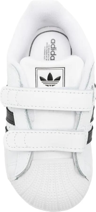 Adidas Kids Superstar II sneakers met klittenband Wit - Foto 3