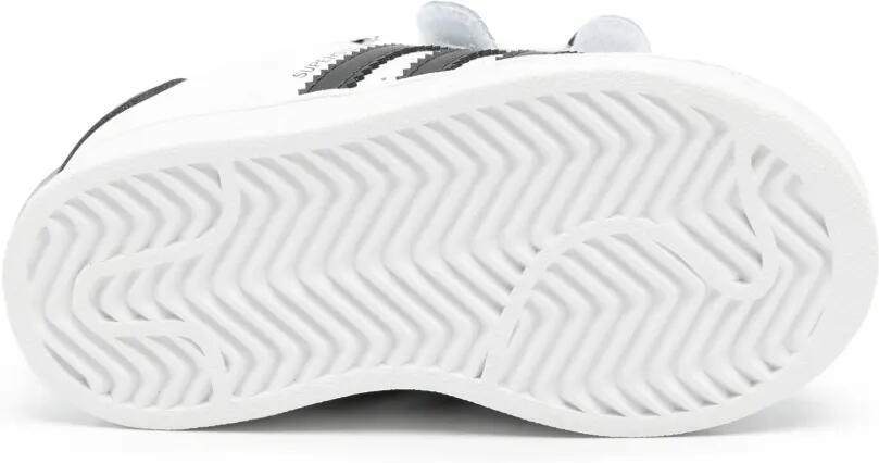 Adidas Kids Superstar II sneakers met klittenband Wit - Foto 4