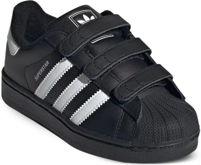 Adidas Kids Superstar II sneakers met klittenband Zwart