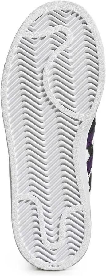 Adidas Kids Superstar II sneakers met koeien-print Wit - Foto 4