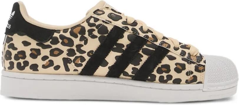 Adidas Kids Superstar II sneakers met luipaardprint Beige