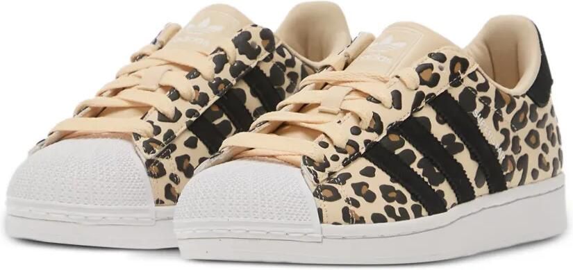 Adidas Kids Superstar II sneakers met luipaardprint Beige - Foto 3