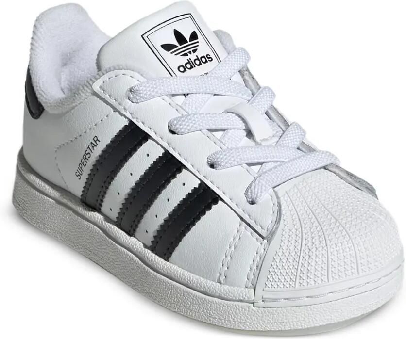 Adidas Kids Superstar II sneakers met schelpen neus Wit