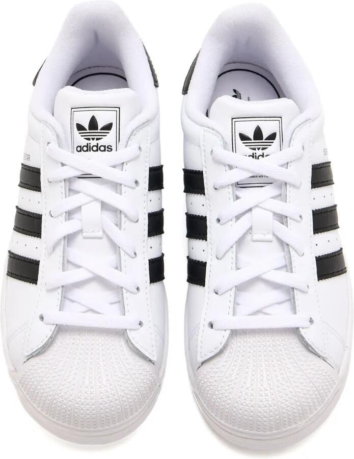 Adidas Kids Superstar sneakers met drie strepen Wit - Foto 2