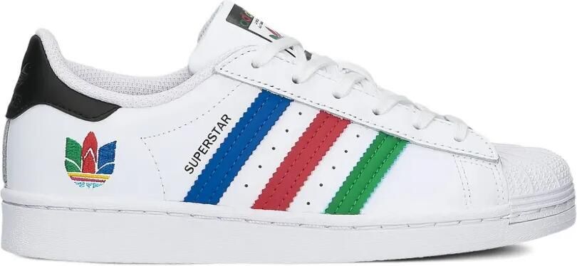 Adidas Kids Superstar sneakers met logo-detail Wit