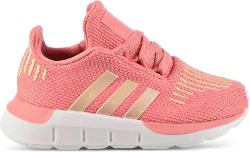 Adidas Kids Swift Run "Tactile Rose Copper Metallic Core Black" sneakers Roze
