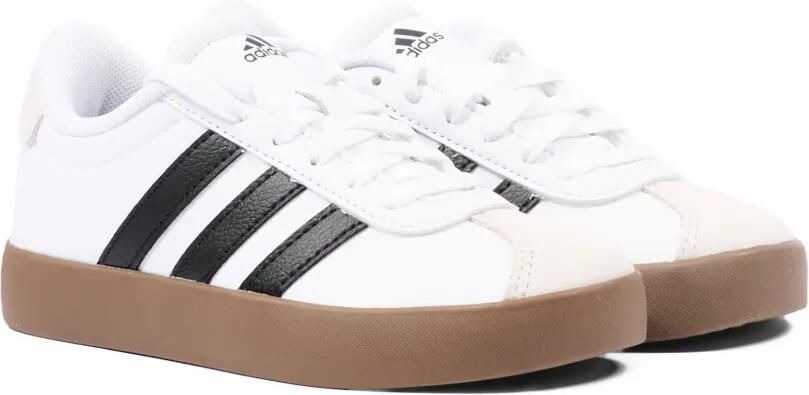 Adidas Kids VL Court 3.0 leren sneakers Wit