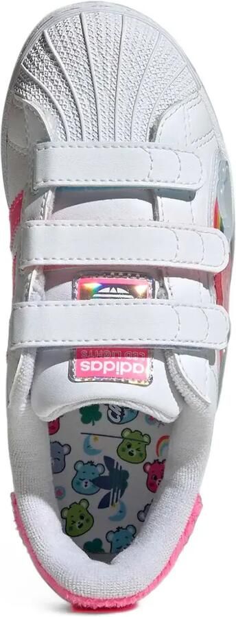 Adidas Kids x Care Bears Superstar sneakers met klittenband Wit - Foto 5