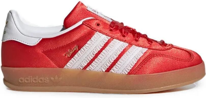Adidas Kids x Disney Alice in Wonderland Gazelle sneakers met ruches Rood