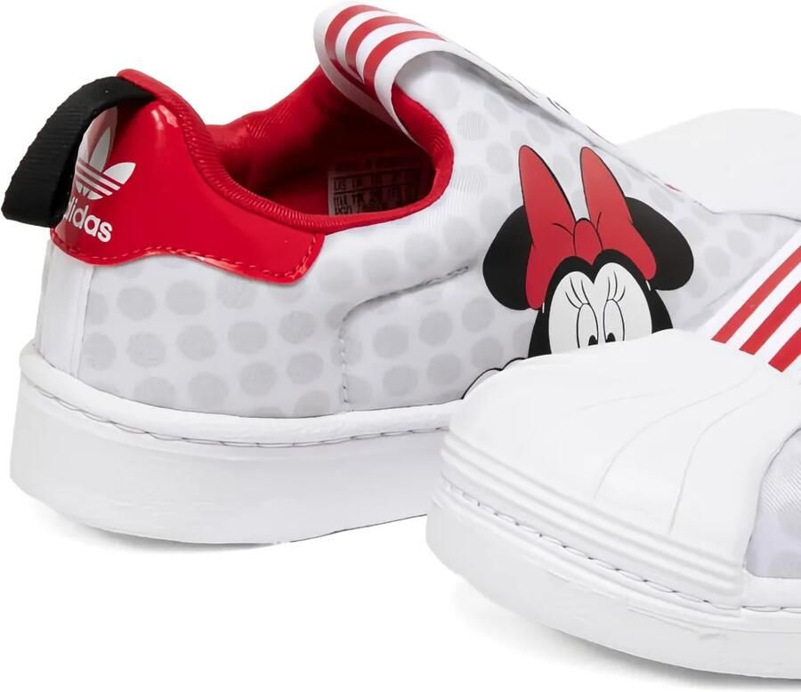 Adidas Kids x Disney Superstar 360 "Minnie Mouse" sneakers Wit - Foto 3