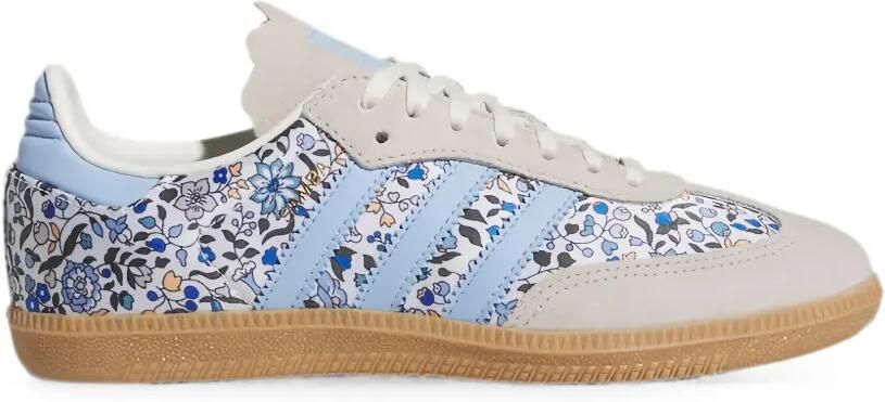 Adidas Kids x Liberty London Samba OG sneakers met bloe print Wit