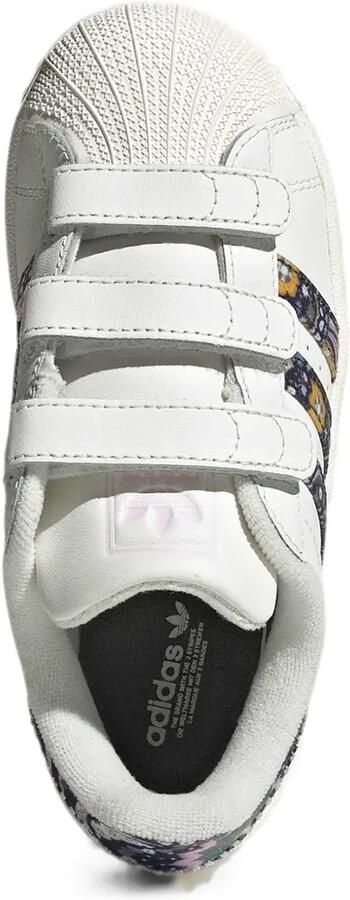 Adidas Kids x Liberty London Superstar II sneakers Wit