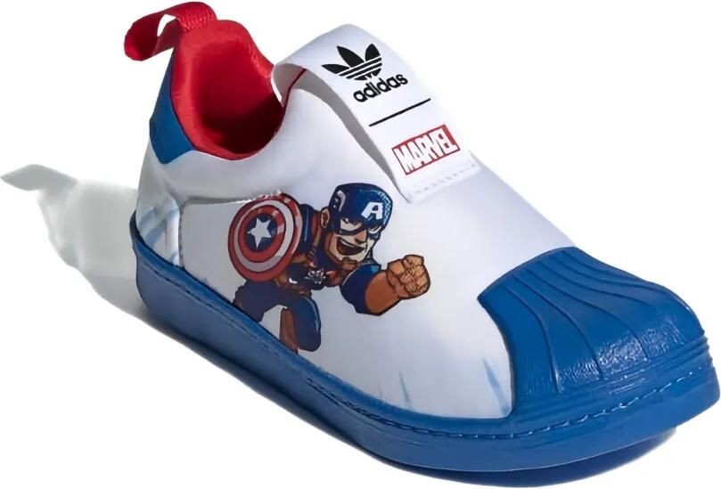Adidas Kids x Marvel Superstar 360 "Captain America" sneakers Wit - Foto 4