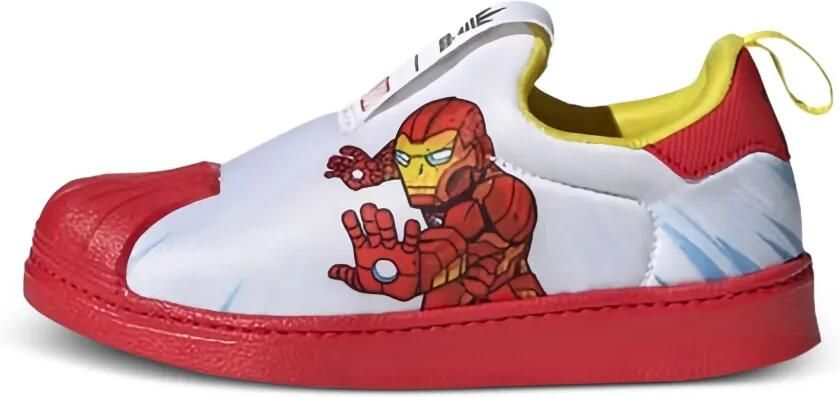 Adidas Kids x Marvel Superstar 360 "Iron " sneakers Wit - Foto 3