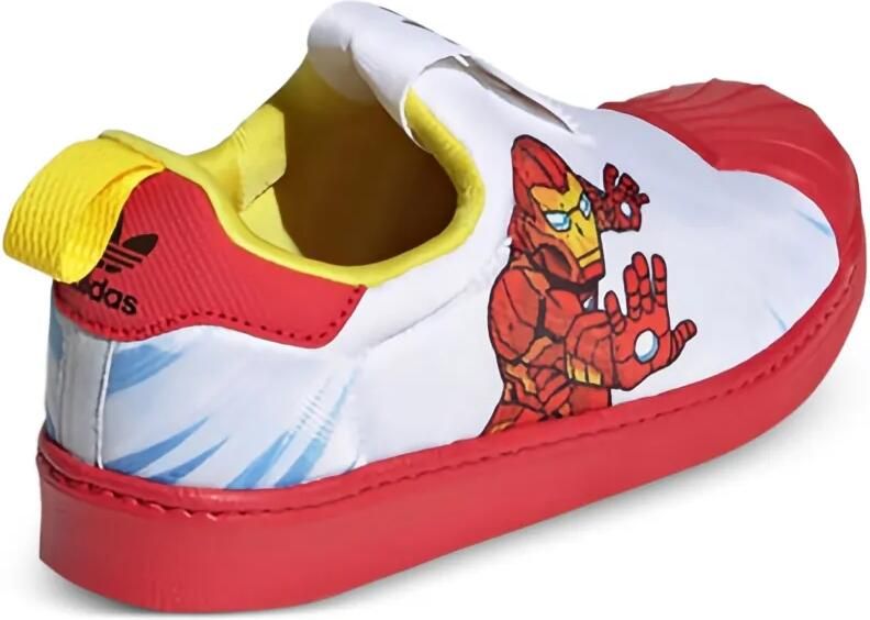 Adidas Kids x Marvel Superstar 360 "Iron " sneakers Wit - Foto 2