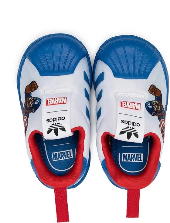 Adidas Kids x Marvel Superstar 360 sneakers Blauw - Foto 2